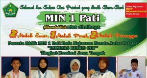 Selamat Kepada Peserta Didik MIN 1 Pati yang Telah Meraih Medali Di Kejuaraan Karate Antar Pelajar