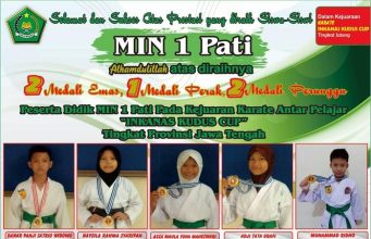Selamat Kepada Peserta Didik MIN 1 Pati yang Telah Meraih Medali Di Kejuaraan Karate Antar Pelajar